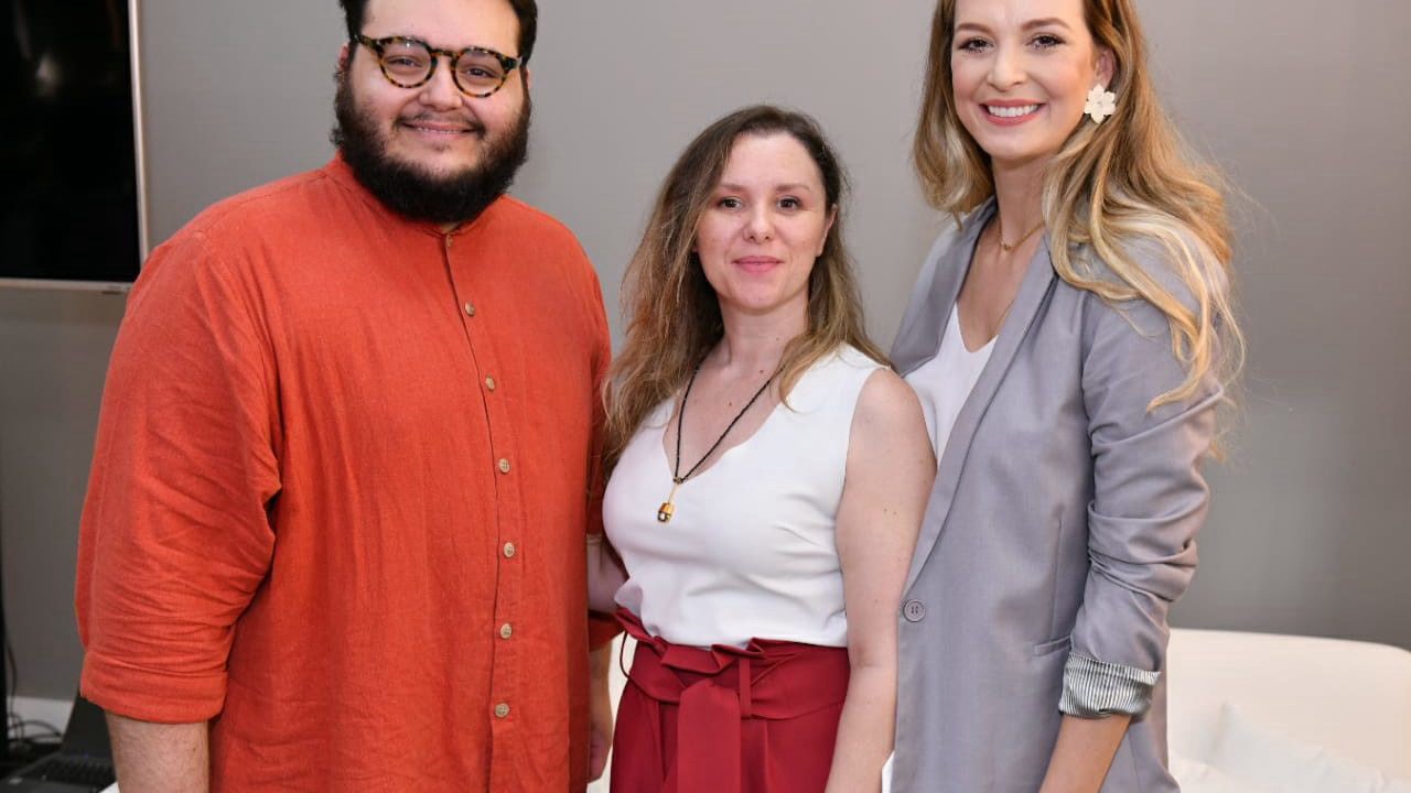 Luan Galani, Fabiana Rodrigues e Patrícia Zanivan 