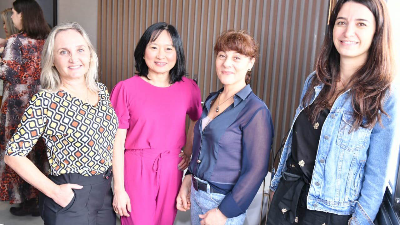 Sony Luczyszyn, Ellen Makishi, Cristiane Maciel e Andressa Tonial