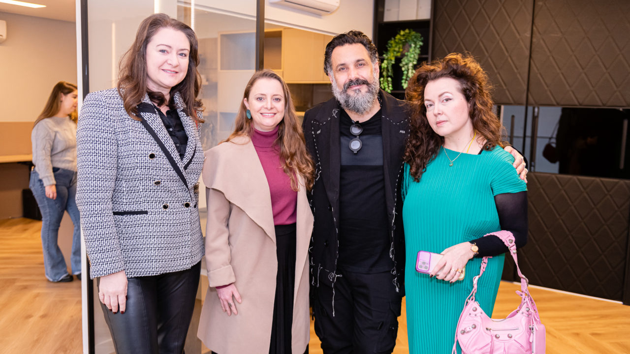 Ingrid Moskalewski, Sharon Abdalla, Pedro Franco e Flavia Franco